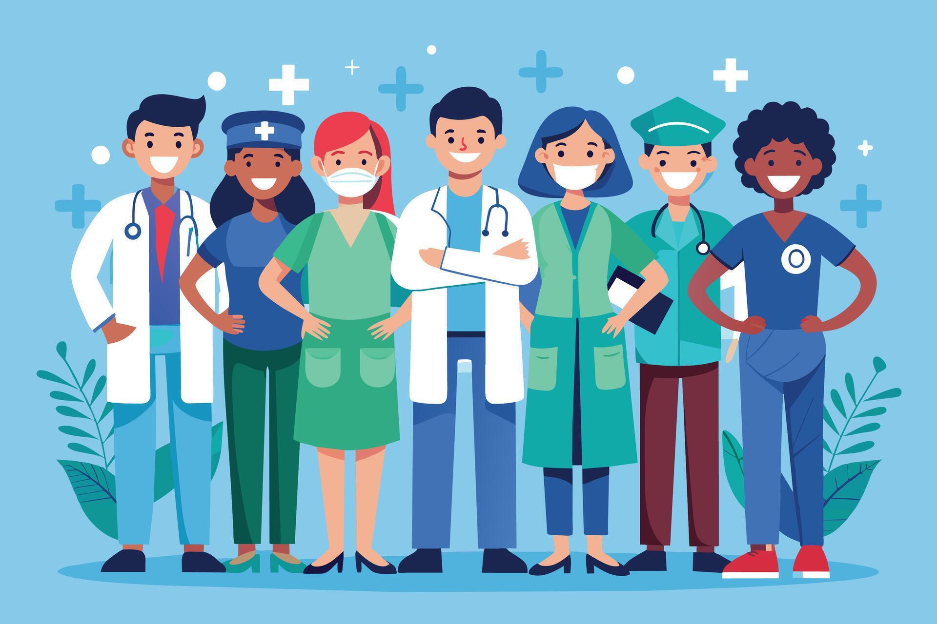 Doctor ready to help patients